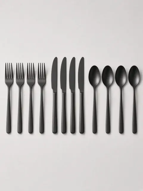 Mattefork Modern Flatware Set