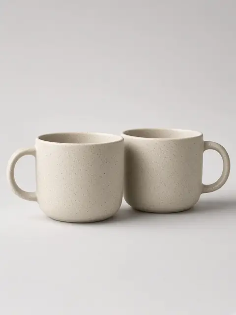 Mossbank Stoneware Latte Mugs